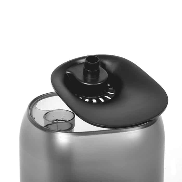 HabiStat reptile humidifier with removable lid showing water tank opening