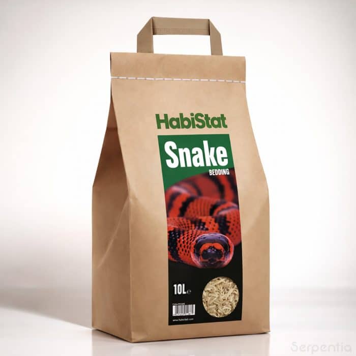 HabiStat Snake Bedding 10L wood substrate for dry reptile enclosures