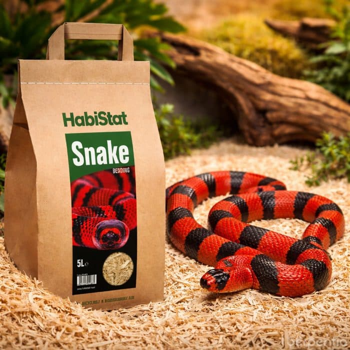 HabiStat Snake Bedding 5L low humidity wood substrate