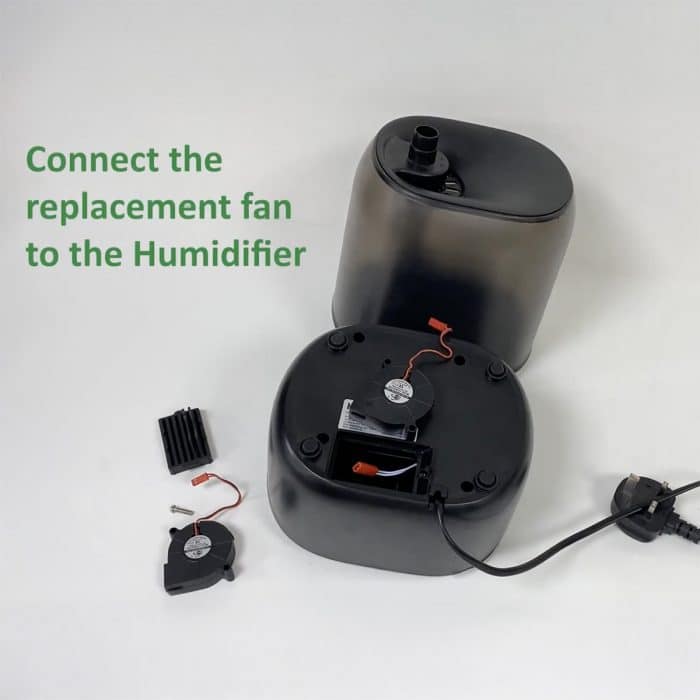 how to replace the Habistat humidifier fan slide 3