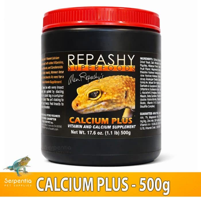 Repashy Calcium Plus 500g vitamin and calcium supplement for reptiles and amphibian