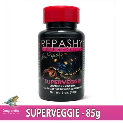 Repashy SuperVeggie all-in-one herbivore supplement for reptiles and amphibians, 85g.