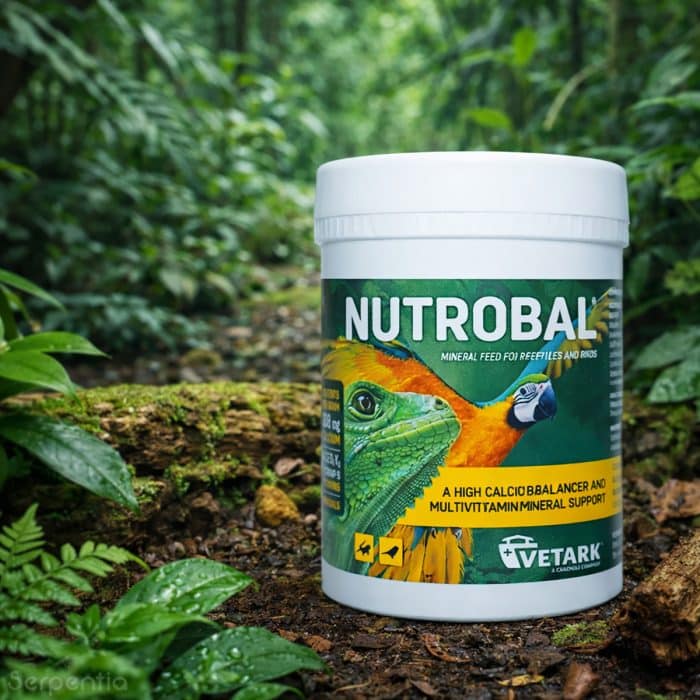 Vetark Nutrobal 100g calcium and vitamin D3 supplement for reptiles and birds