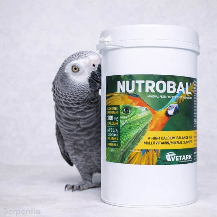Vetark Nutrobal 250g calcium and multivitamin supplement suitable for parrots and birds