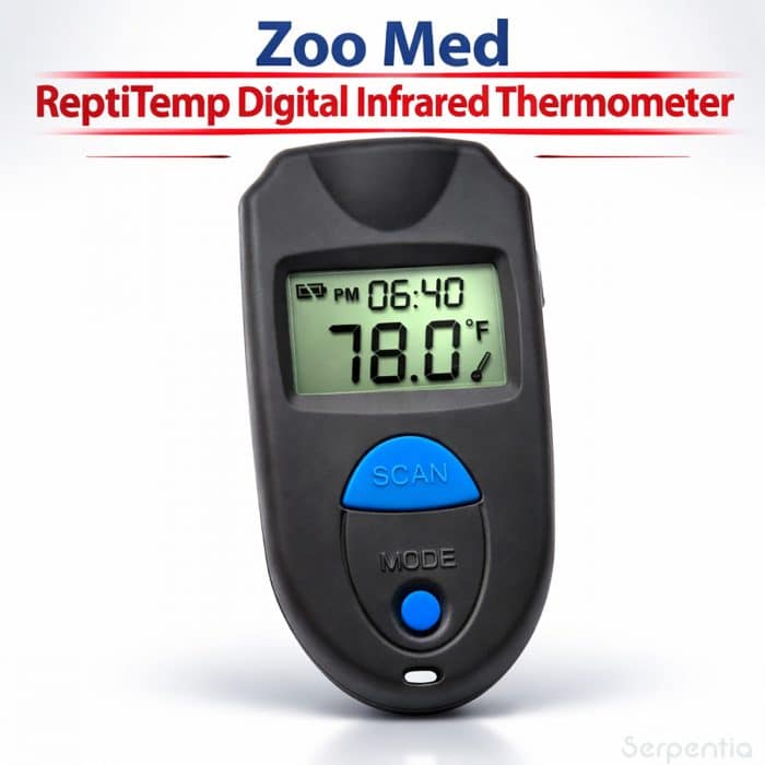 Zoo Med Reptitemp digital infrared thermometer for reptile basking and terrarium temperature measurement