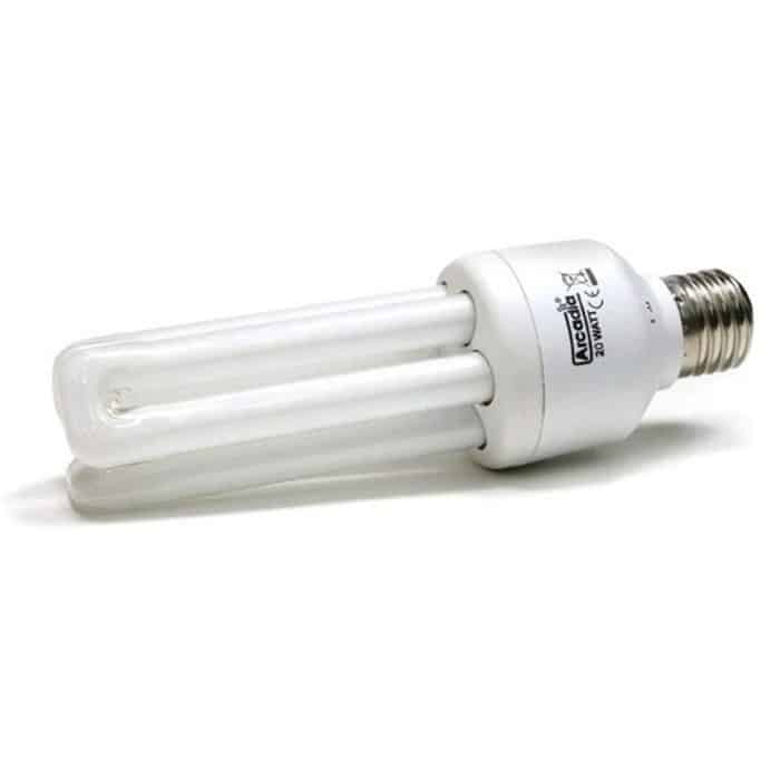 Arcadia PureSun Compact UV 20W Bird Lighting bulb, side view