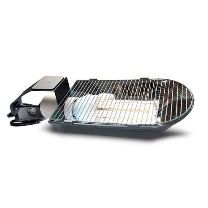 Arcadia PureSun Compact Reflector Kit side view showing ceramic holder and clamp fitting