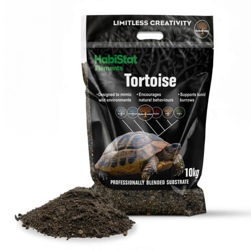 HabiStat Tortoise Bedding Substrate 10kg bag with substrate pile