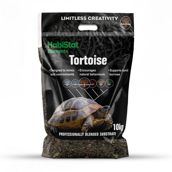 HabiStat Tortoise Bedding Substrate 10kg back of pack