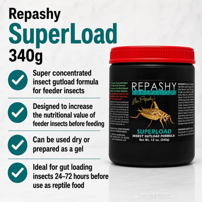 Repashy SuperLoad 340g insect gutload formula benefits for feeder insects