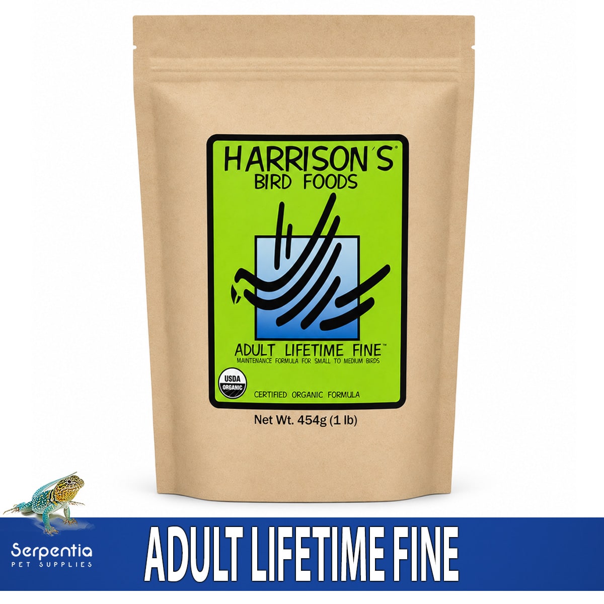 Harrison's Adult Lifetime Fine 454g organic bird food