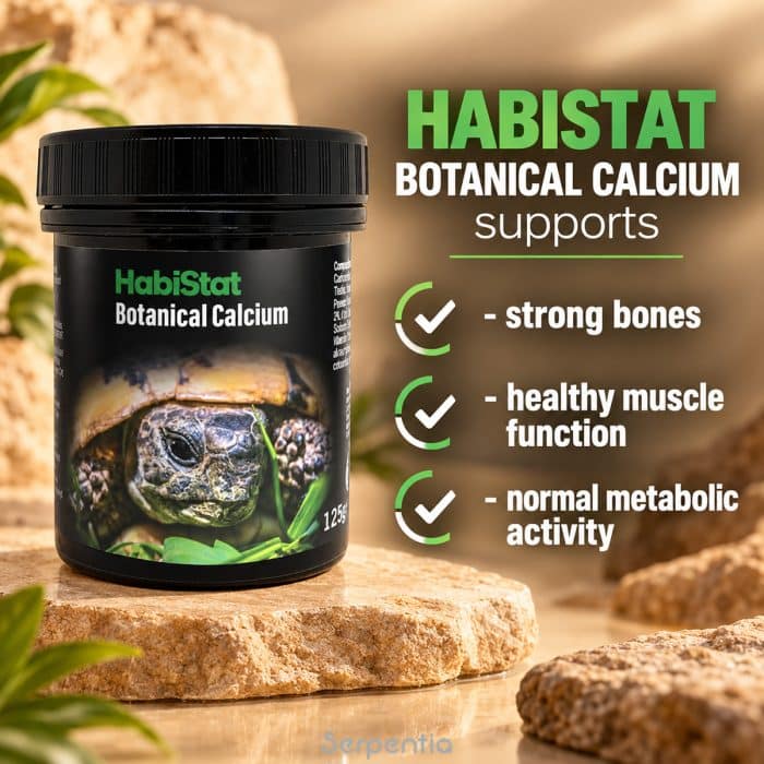 HabiStat Botanical Calcium 125g supporting strong bones, healthy muscle function and normal metabolic activity