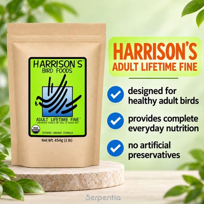 Harrison’s Adult Lifetime Fine 454g complete everyday nutrition for healthy adult birds