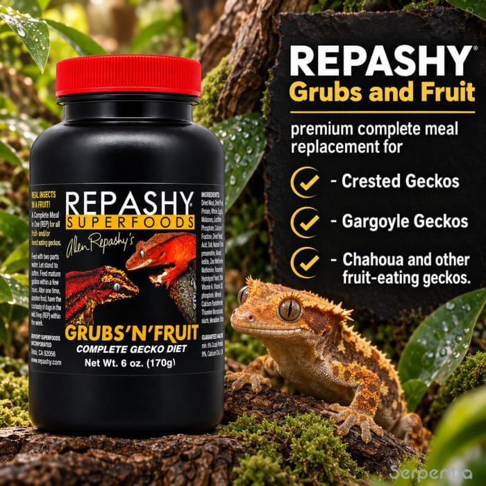 Repashy Grubs N Fruit 170g complete diet for crested, gargoyle, chahoua and other fruit-eating geckos